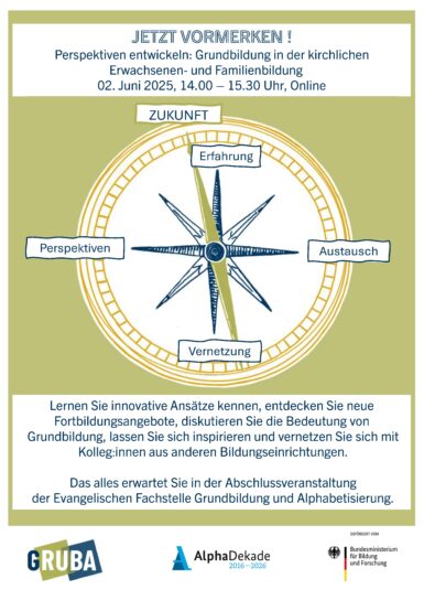 Abschlussveranstaltung der Evangelischen Fachstelle Grundbildung und Alphabetisierung