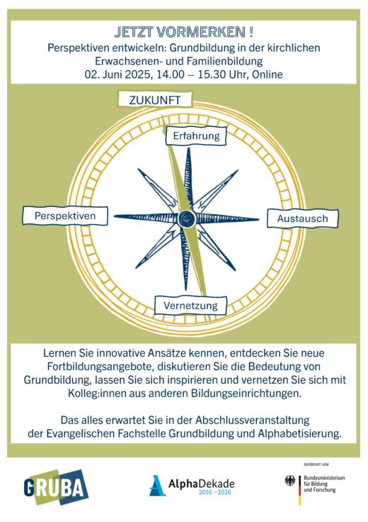Abschlussveranstaltung der Evangelischen Fachstelle Grundbildung und Alphabetisierung