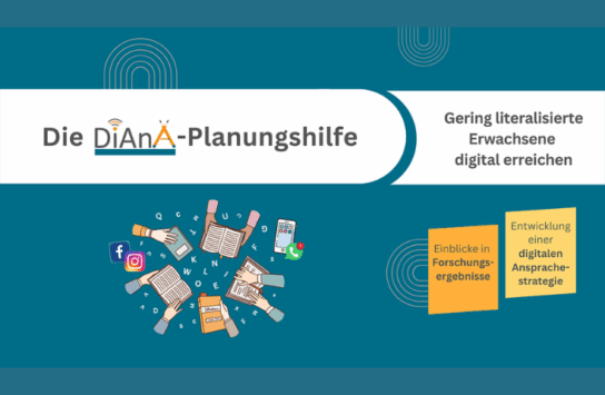 Digitale Ansprache für gering literalisierte – Planungshilfe erschienen