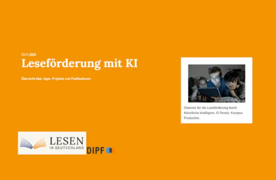 Projekte, Tools und Wissenswertes über Leseförderung mit KI