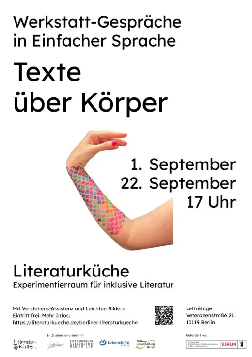 Werkstatt-Gespräche: Wie gelingt Literatur in Einfacher Sprache?